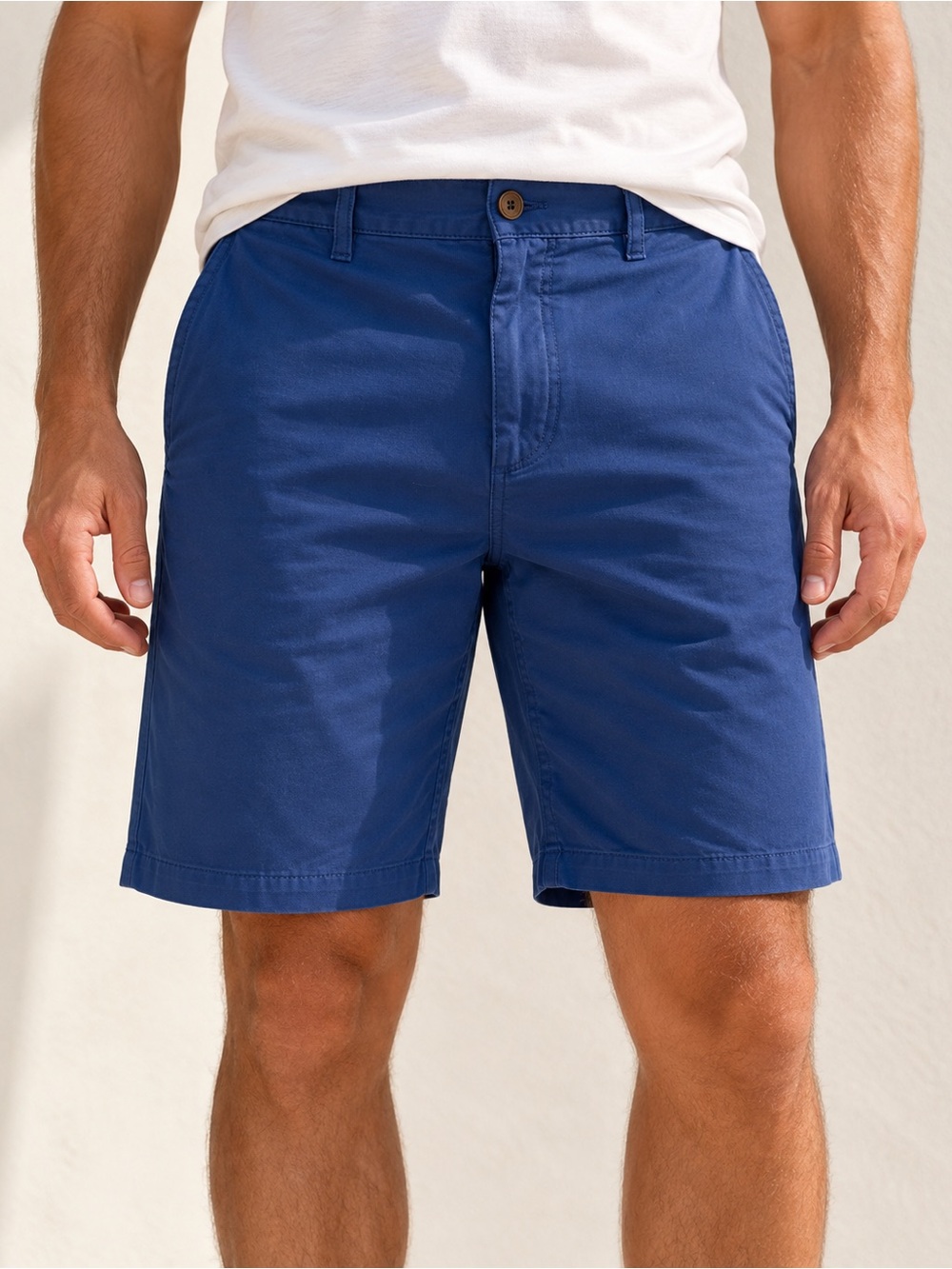 American Eagle Men's Chino Shorts Royal Blue Size 38 12" Long Inseam NWT